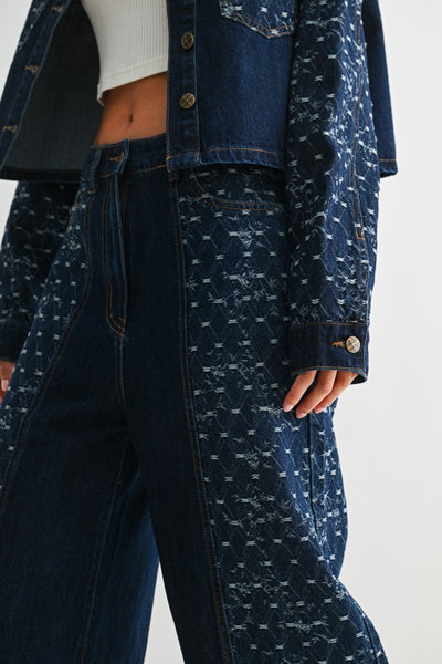 Indigo Echo Denim Set