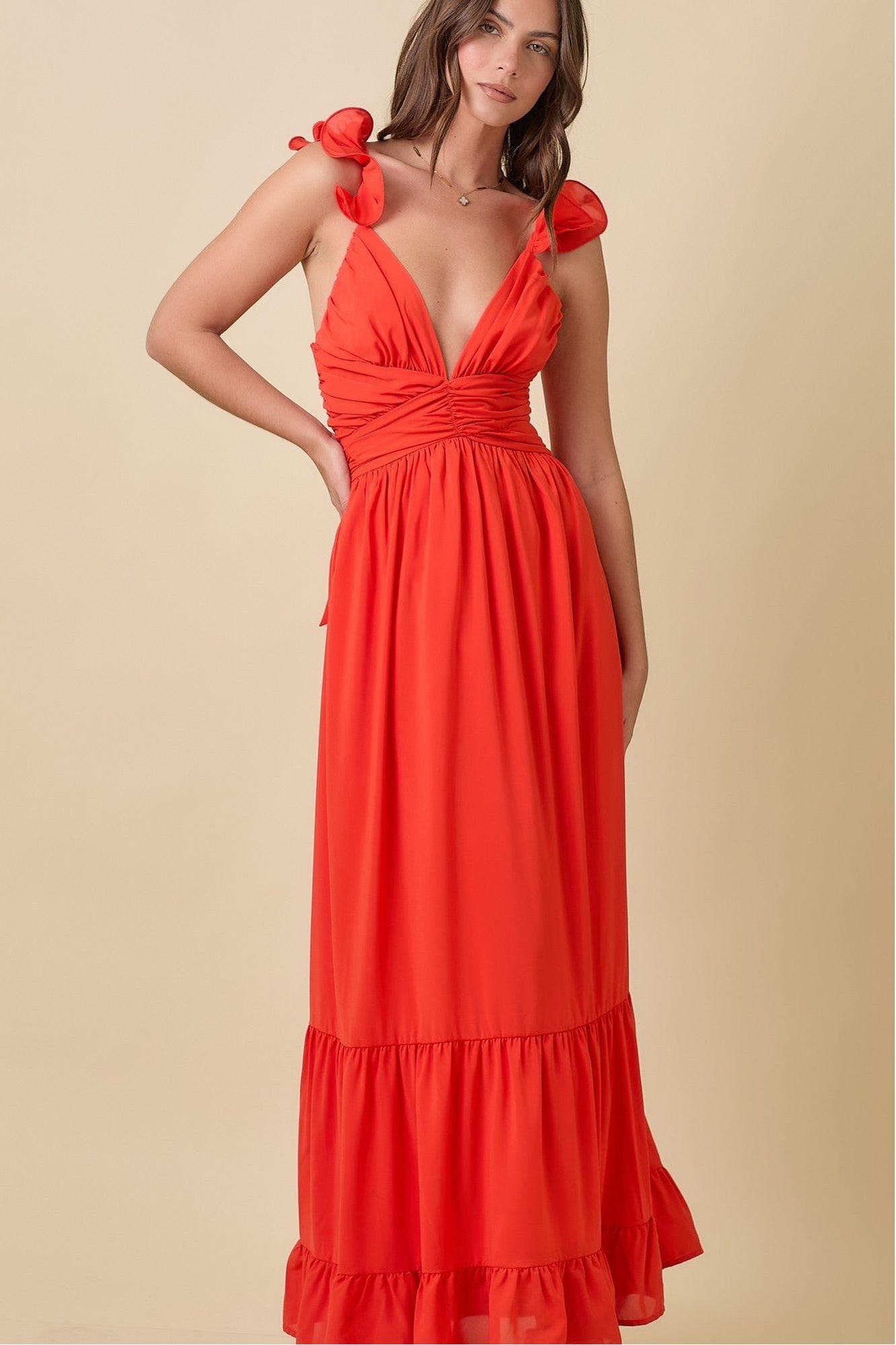 Flamenco Bloom Maxi Dress