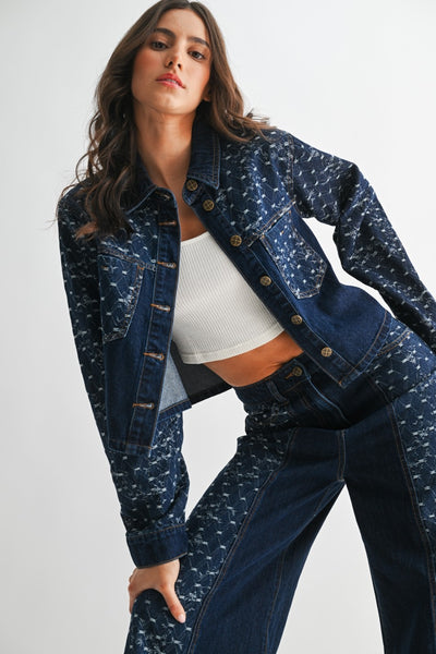 Indigo Echo Denim Set