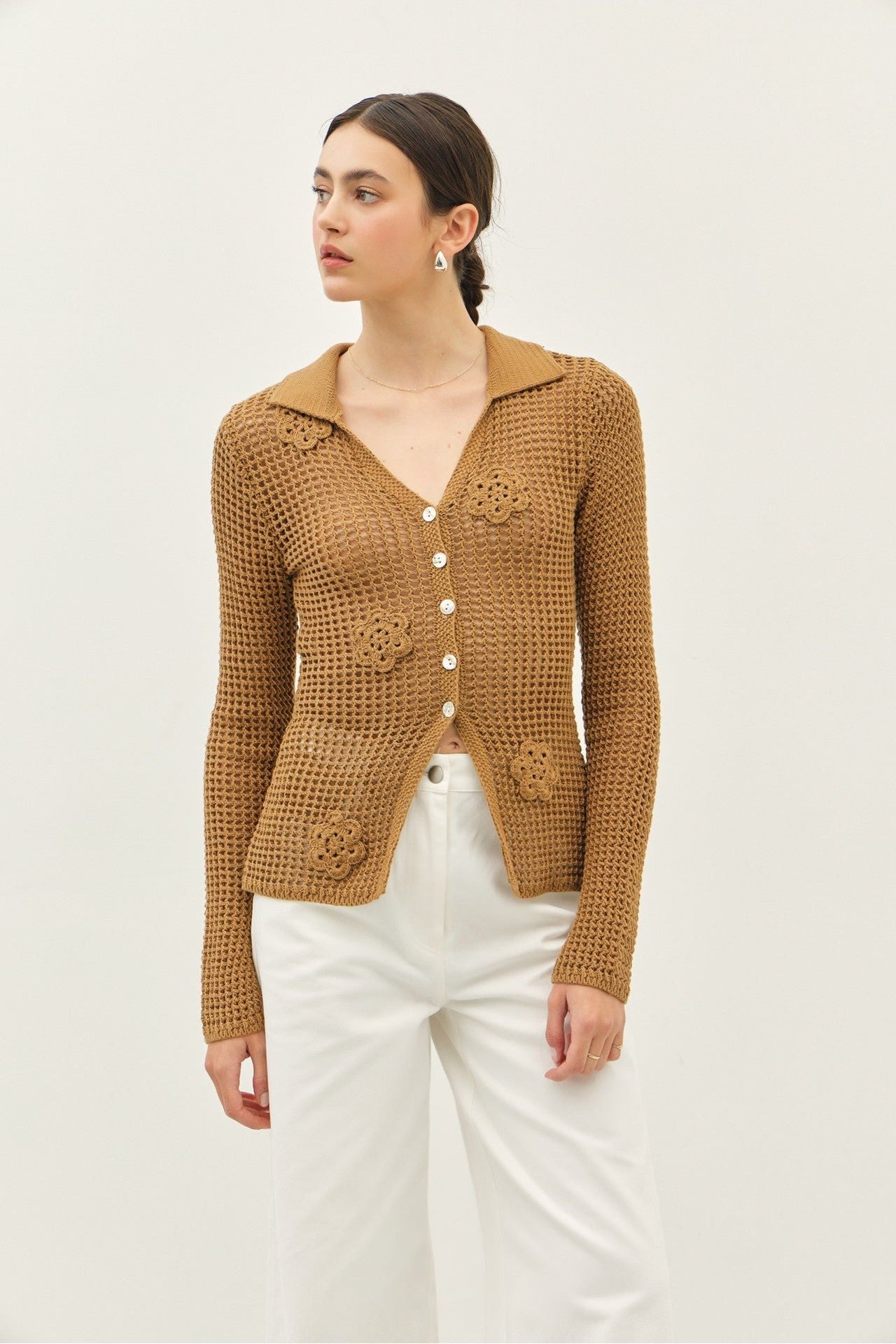 Honeycomb Bloom Cardigan