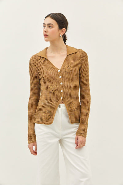 Honeycomb Bloom Cardigan