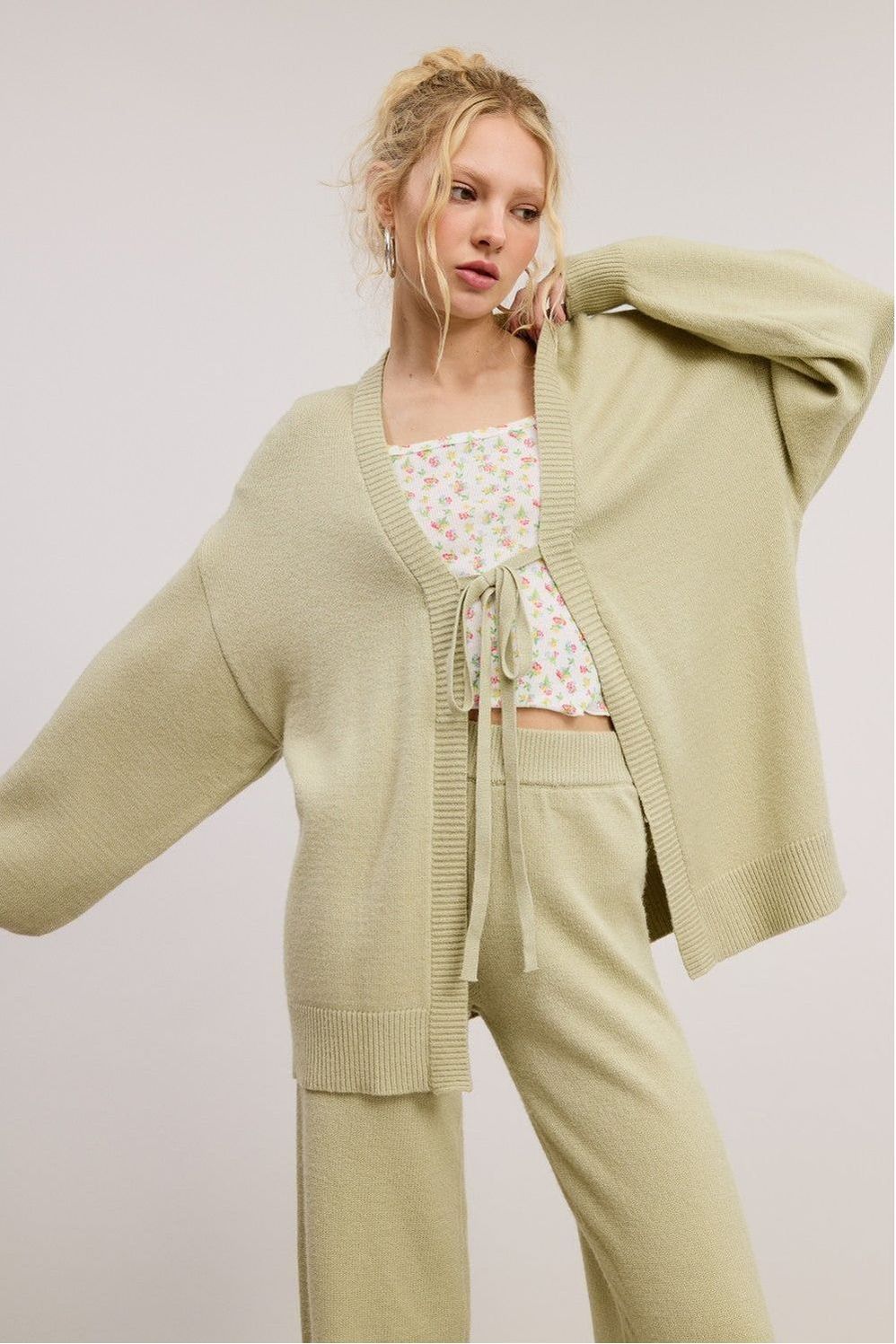 Pistachio Knit Set