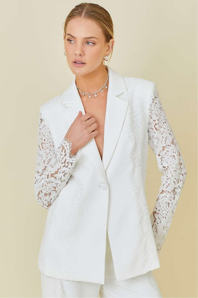 Moonlight Lace Blazer