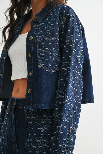 Indigo Echo Denim Set
