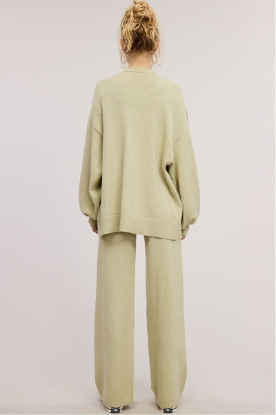 Pistachio Knit Set